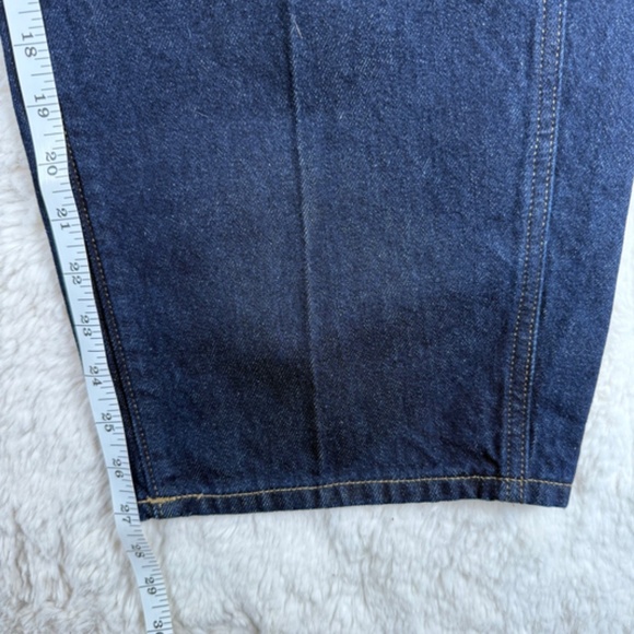 J. Crew NWT $158 Barrel-Leg Jeans High Rise Dark Wash Denim Women's 29 - Picture 4 of 6